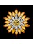 Beyaz Broş Pin Takı Yeni Moda Retro Kadın Moda Çiçek Broş Kristal Rhinestone Takı Düğün Arkadaşlık Parti Hediye Için (Yurt Dışından) 3