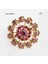 F27 1 Adet Kaplama Kristal Rhinestones Küçük Bejeweled Broş Pins Düğün Gelin Parti Yuvarlak Buket Diy Taklidi Aksesuarları (Yurt Dışından) 1