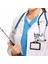 25 Güzel Karikatür Hayvanlar Geri Çekilebilir Hemşire Doktor Rozeti Makara Klipleri Anahtarlıklar Gülümseme Hastane Tıp Öğrencileri Kimlik Kartvizit Tutucu (Yurt Dışından) 2