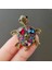 XZ0261-12 1 Adet Vintage Rhinestone Sevimli Karikatür Kaplumbağa Hayvan Broş Kadın Erkek Ceket Giyim Aksesuarları Broş Pins Parti Takı Hediyeler (Yurt Dışından) 3