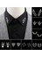 11 1 Çift Retro Yaka Pin Broş Vintage Moda Ağacı Yaprak Yaka Pin Delikli Taç Gömlek Takım Elbise Kravat Iğnesi Takı Aksesuarları (Yurt Dışından) 2