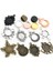 A2-33 20 Adet 12MM Iç Boyut Antik Bronz Siyah Gümüş Kaplama Moda Stil Cabochon Baz Cameo Ayarı Charms Kolye (Yurt Dışından) 2