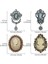 7569-G Baiduqiandu Marka Fabrika Doğrudan Çeşitli Stiller Kristal Rhinestones Cameo Vintage Broş Pins Kadınlar Için (Yurt Dışından) 3