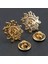 Stil 10 1 Çift Retro Yaka Pin Broş Vintage Moda Ağacı Yaprak Yaka Pin Delikli Taç Gömlek Takım Elbise Kravat Iğnesi Takı Aksesuarları (Yurt Dışından) 1