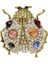 Altın Cindy Xiang Rhinestone Uğur Böceği Broş Vintage Moda Büyük Böcek Pin Beetle Takı 2 Renk Mevcuttur (Yurt Dışından) 1