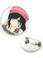 QWT581 Karikatür Watamote Kuroki Tomoko Cosplay Broş Parti ve Düğün Takısı Anime Aksesuarları Giysi Sırt Çantası QWT577 (Yurt Dışından) 1