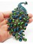 A14764-ALTIN Rhinestones Tavuskuşu Broşlar Kadınlar Için Lüks Giyim Aksesuarları Zarif Ziyafet Düğün Takı Kadın Pin (Yurt Dışından) 3
