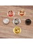 50 Adet Altın Damızlık 6.5mm Pimleri Tepsi 50 Takım 10/15MM Broş Rozet Damızlık Taban Pin Klip Tutucu Diy Takı Yapımı Için Kelebek Sıkma Toka Konfeksiyon Broş Aksesuarları (Yurt Dışından) 3
