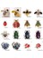 3.5 cm x 3 cm 26 Stilleri Hayvan Arı Uğur Böceği Karıncalar Kuş Salyangoz Broşlar Böcek Broş Pin Takı Ziyafet Yılbaşı Hediyeleri Aksesuarları Takı (Yurt Dışından) 2