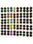 F1140 10MM 100 Adet 6mm 8mm 10MM 12MM Karışık Oyuncaklar Ejderha Gözler Yuvarlak Desen Cam Cabochons Flatback Fotoğraf Diy Yapma Aksesuarları 100 Adet 50 Çift (Yurt Dışından) 1