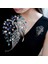 XZ098 Roseo Barok Vintage Yaprak Şekli Renkli Rhinestone Hollow Out Broş Kadın Rozeti Zarif Ceket Takım Elbise Korsaj Broş Pins Takı Hediye (Yurt Dışından) 2