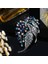 XZ098 Roseo Barok Vintage Yaprak Şekli Renkli Rhinestone Hollow Out Broş Kadın Rozeti Zarif Ceket Takım Elbise Korsaj Broş Pins Takı Hediye (Yurt Dışından) 3