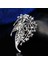 XZ098 Roseo Barok Vintage Yaprak Şekli Renkli Rhinestone Hollow Out Broş Kadın Rozeti Zarif Ceket Takım Elbise Korsaj Broş Pins Takı Hediye (Yurt Dışından) 5