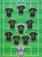 Set-5 Futbol Forması Rozeti Futbol Takımı Broş Paris Yıldızı Futbol Takımı Broş Elbise Çanta Pimleri Aksesuarları Takı Hayranları Için Hediyeler (Yurt Dışından) 5