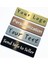 Ayna Gümüş Pin 70X20MM Paslanmaz Çelik Kişiselleştirilmiş Yaka Kartı Tutucu Özel Metal Etiket Lazer Kazınmış Personel Öğrenci Enfermera Kimlik Metinleri Logosu (Yurt Dışından) 2
