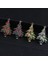 W20483C01 Zarif Noel Ağacı Broşlar Kadınlar Için Moda Renkli Rhinestone Broş Pins Takı Bayan Giysileri Aksesuarları Noel Hediyesi (Yurt Dışından) 3