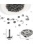 Kc Altın Set 100 Adet 1 Paket Altın Rodyum Bakır Tırnak Kravat Tack Pimi Debriyaj Kelebek Toka Broş Tabanı Kadınlar Için Diy Takı Dekorasyon Yapma Malzemeleri (Yurt Dışından) 3