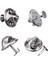 Kc Altın Set 100 Adet 1 Paket Altın Rodyum Bakır Tırnak Kravat Tack Pimi Debriyaj Kelebek Toka Broş Tabanı Kadınlar Için Diy Takı Dekorasyon Yapma Malzemeleri (Yurt Dışından) 5