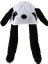 Panda Şapka Kulak Hareketli Atlama Şapka Komik Peluş Peluş Sıcak Şapka Kadın Kızlar (Yurt Dışından) 2