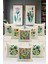 Flower/vintage Serisi Çift Tarafı Dijital Baskılı 8'li Kırlent Kılıfı Seti (Cushion Cover Set) 1