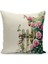 Flower/vintage Serisi Çift Tarafı Dijital Baskılı 8'li Kırlent Kılıfı Seti (Cushion Cover Set) 2