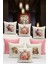 Flower/vintage Serisi Çift Tarafı Dijital Baskılı 8'li Kırlent Kılıfı Seti (Cushion Cover Set) 1