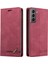Samsung Galaxy S21 Premium Deri Premium Deri Kickstand Için Kılıf (Yurt Dışından) 1