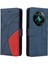 Kart Yuvası Standı ile Realme 12 Artı Için Flip Case Pu Deri Flip Folio (Yurt Dışından) 1