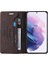 Samsung Galaxy S21 Fe Iki Kart Yuvaları Için Kılıf Kickstand Premium Deri (Yurt Dışından) 4