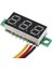 Voltmetre 0.28' 0-100V Mavi 3 Telli Dijital LED Gösterge Voltaj 5