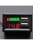 USB Soketli Voltmetreli Akü Kapasite Göstergesi 12V Pil Uyumlu 1