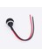12MM PBS-33B 2 Pin Push Buton Siyah 20CM Kablolu On Off 1A 250V Mini Yuvarlak Su Geçirmez Anahtar 3