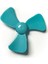 60MM 3 Kanat Oyuncak Pervane Rüzgar Gülü Su Botu Rc Dıy Motor Propeller 3