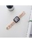Apple Watch 2/3/4/5/6/7/8/9/SE42-44-45-49MM Lüks Metal Deri Paslanmaz Kordon Modern Fit 1