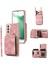 Samsung Galaxy S21 Fe 5g Fermuar Cüzdan Telefon Kapağı Kickstand Pu Deri+Tpu Vaka-Pembe (Yurt Dışından) 1