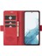 Samsung Galaxy S23 Fe Kılıf Manyetik Baskı Çizgili Kapak Donanım Logolu-Kırmızı (Yurt Dışından) 2