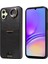 006 Samsung Galaxy A05 4g Kılıf Tek Kart Yuvalı Kickstand Buzağı Dokulu Arka Kapak-Mavi-Siyah (Yurt Dışından) 1