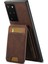 Samsung Galaxy NOTE20 Ultra 5G/NOTE20 Ultra Kart Yuvalı Kickstand Telefon Kılıfı-Kahverengi (Yurt Dışından) 3