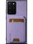 Samsung Galaxy NOTE20 Ultra 5G/NOTE20 Ultra Kart Yuvalı Kickstand Telefon Kılıfı-Mor (Yurt Dışından) 1