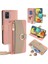 Samsung Galaxy A51 5g SM-A51 Cüzdan Kılıf Fermuarlı Pu Deri Crossbody Telefon Kapağı-Pembe (Yurt Dışından) 1