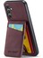 Samsung Galaxy A15 4g/5g Cep Telefonu Kılıfı Pu+Tpu Crazy Horse Texture Kapak-Kırmızı (Yurt Dışından) 2