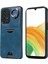 006 Samsung Galaxy A33 5g Kılıf Pu+Tpu Telefon Kılıfı, Kart Tutuculu Kickstand-Mavi (Yurt Dışından) 1