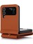Samsung Galaxy Z Flip3 5g Rfıd Engelleme Kılıfı Kart Sahibi Telefon Kılıfı Kayışlı-Kahverengi (Yurt Dışından) 3