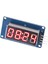 TM1637 4 Hane Bit Seri Kırmızı 7 Segment Ekran 0.36 Inch Saat Iıc Dijital Gösterge Display Alarm 3