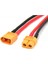 XT60 Soketli Kablo Çifti - Erkek Dişi 10CM 100MM Lipo Pil Batarya 4