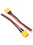 XT60 Soketli Kablo Çifti - Erkek Dişi 10CM 100MM Lipo Pil Batarya 5