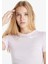 Double Swoosh Crop Fit Tee Pink Likralı Ince Crop Kısa Tişört Pembe 3