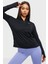 Dri-Fit Element Women's Running Half Zip Top 1/4 Fermuarlı Koşu Antrenman Üstü Siyah 2