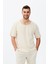 Kısa Kollu Geniş Yaka Oversize Basic Tişört 4