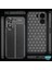 Xiaomi Poco C65 Kılıf Deri Dokulu Silikon Siyah 2